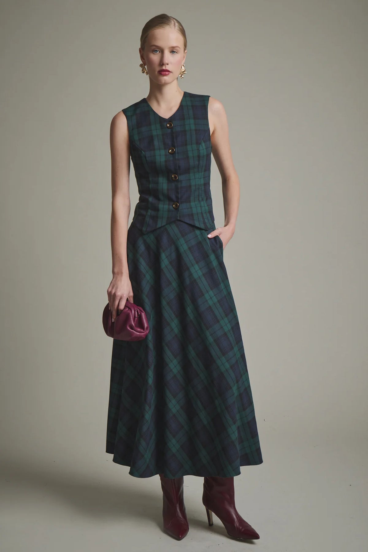 Falda Néstor Verde