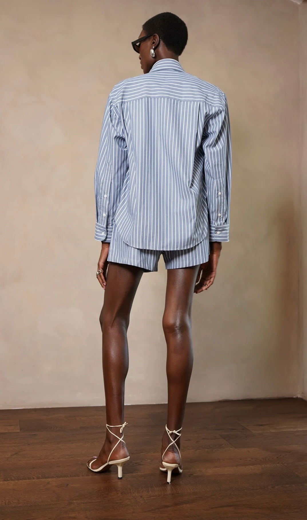 AMELIA SHIRT BLUE/WHITE