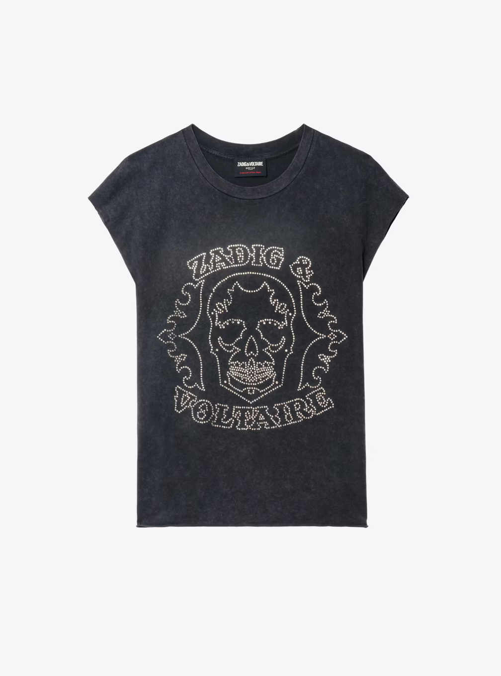 CLOE BLACK COTTON TANK TOP