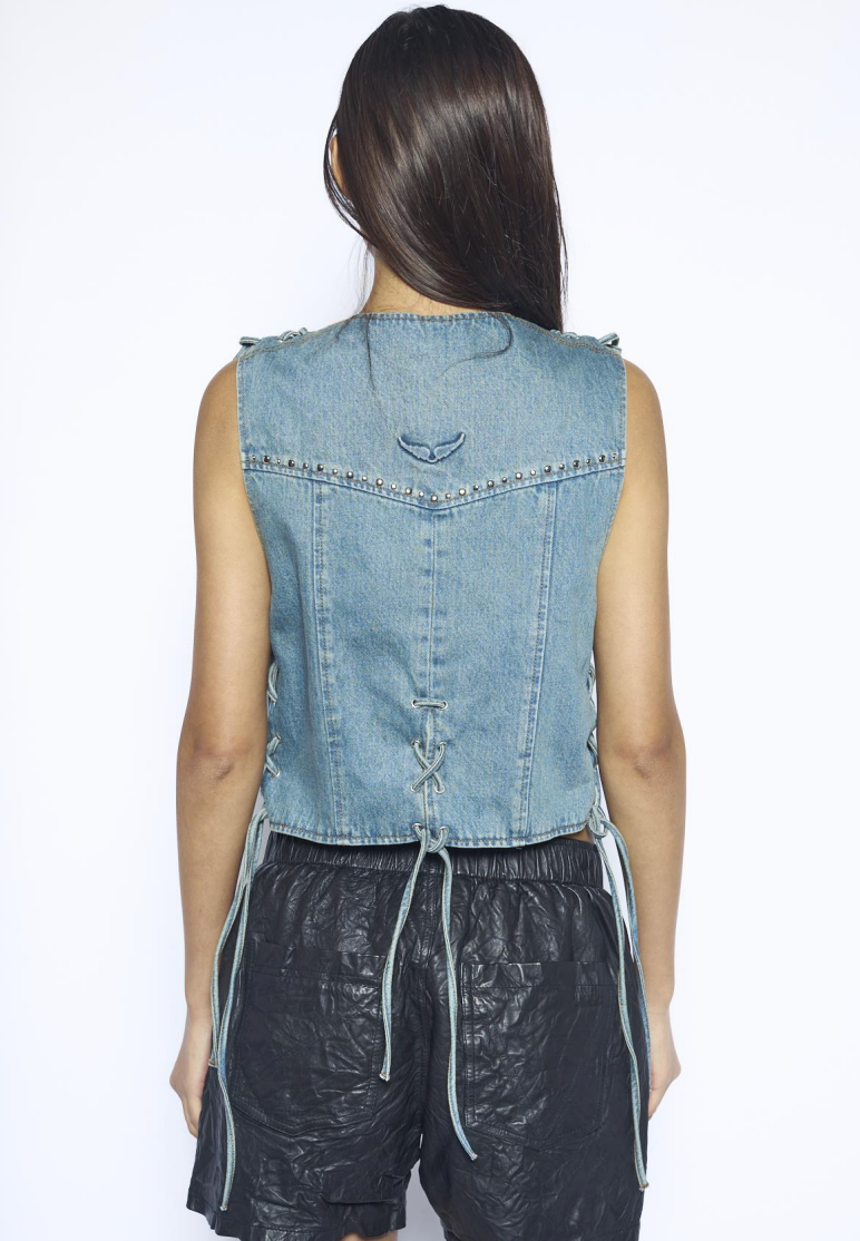 GILLIER DENIM ECO STUDS