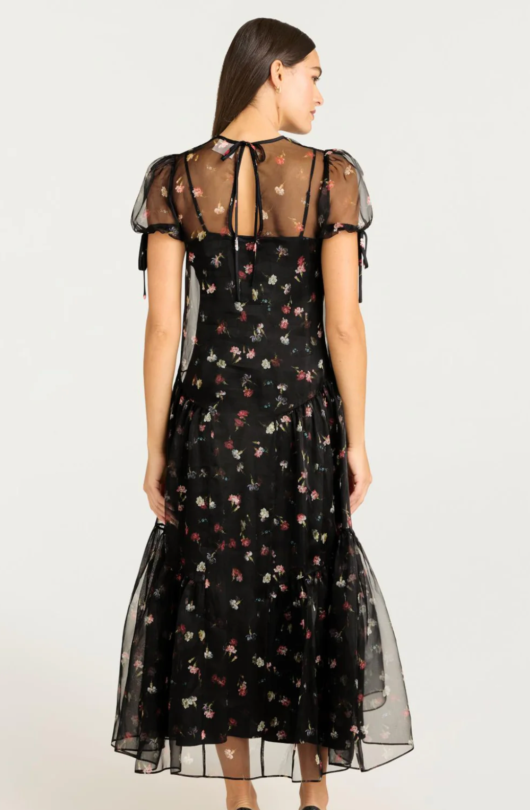TUMBLING CARNATION KAIDA DRESS