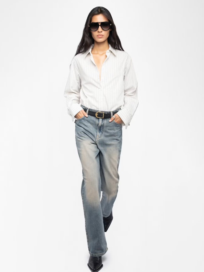 MORNING SHIRT WHITE COTTON
