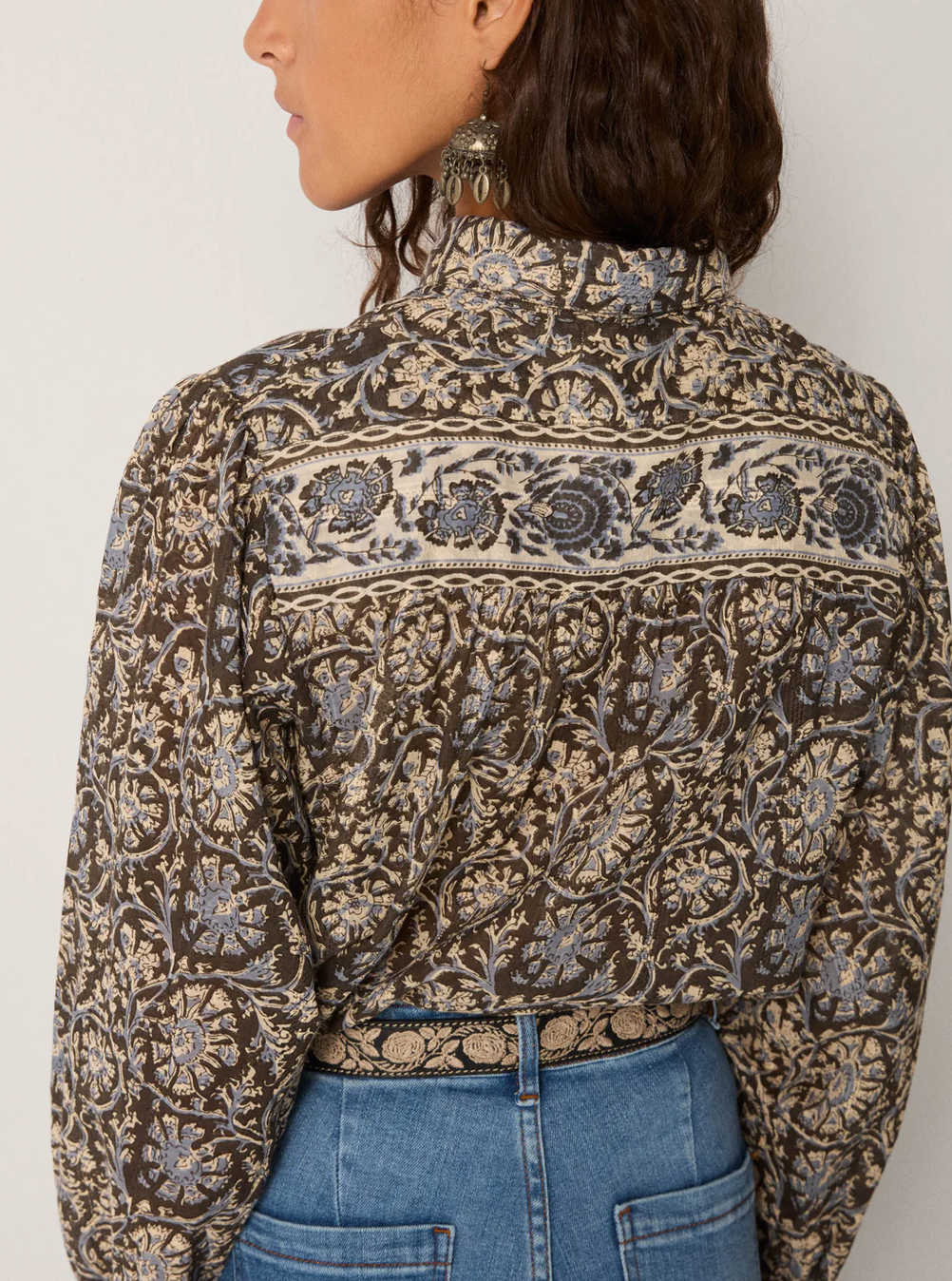 AMRIT BLOUSE - BLUE ORCHID