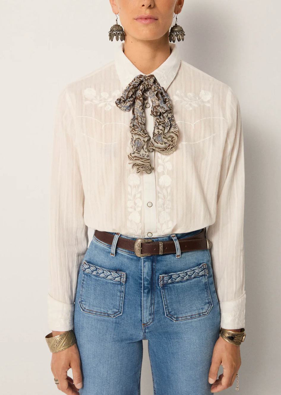 CLAUDE SCARF - BLUE ORCHID