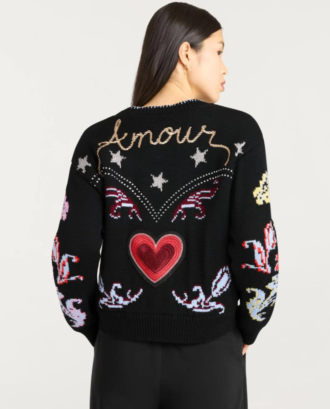 WESTERN COLLAGE CARDIGAN