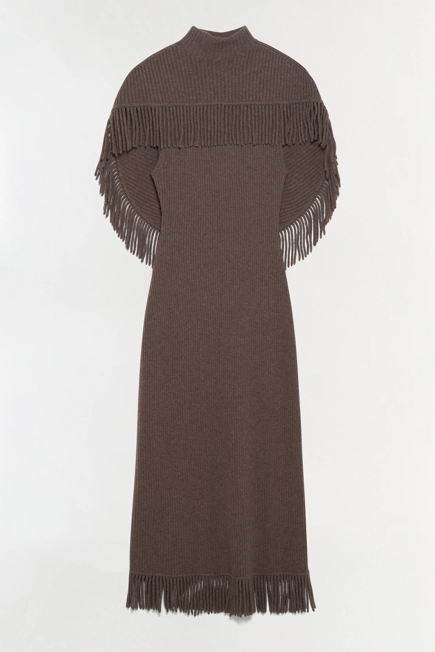 Jordan Knit Fringe Midi Dress