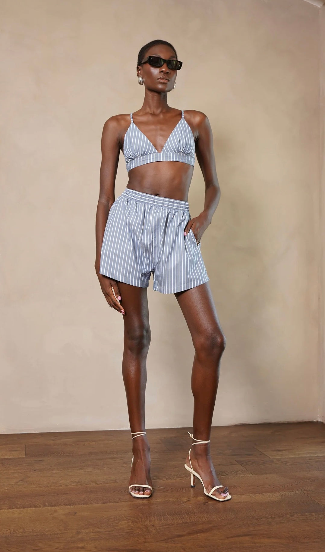 BRIA BRALETTE BLUE/WHITE