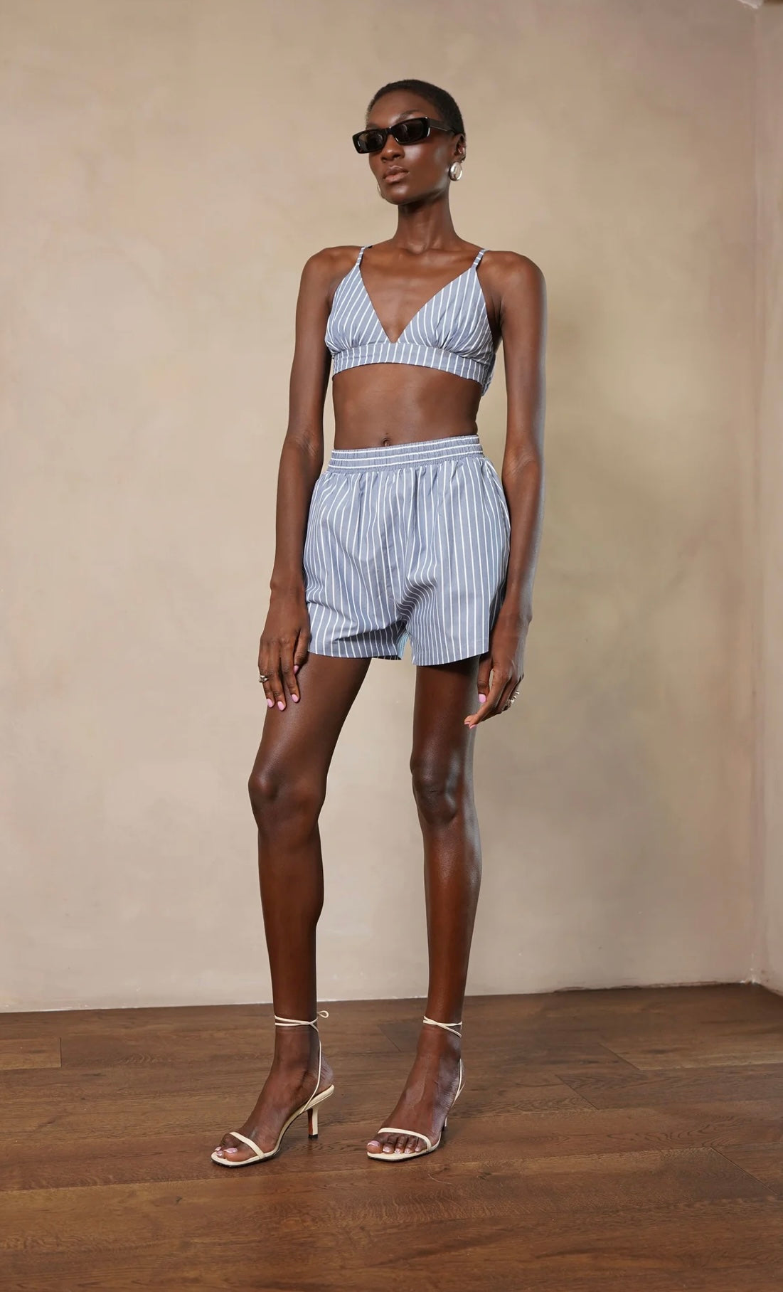 BRIA BRALETTE BLUE/WHITE