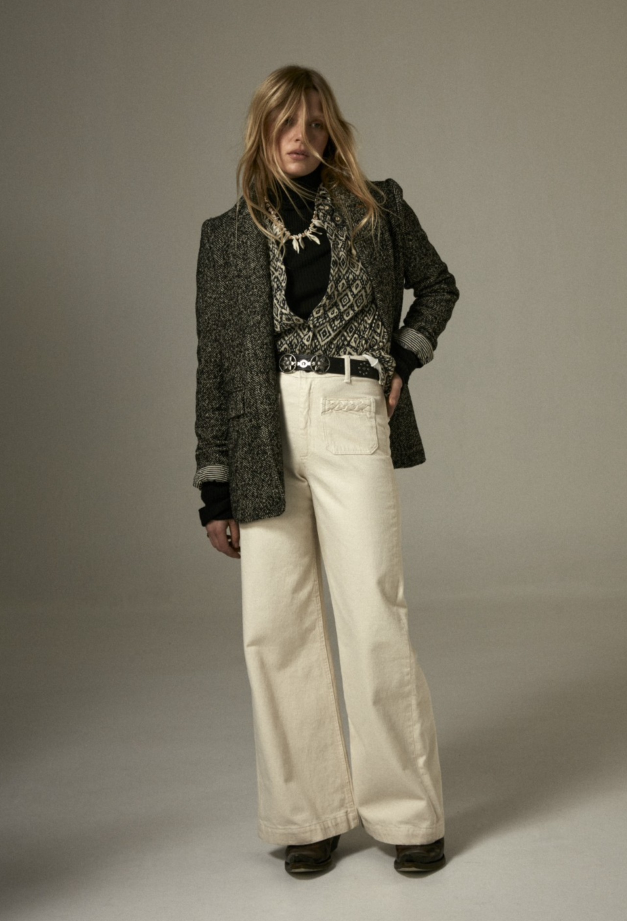 HAMLET PANT - MAXTON ECRU