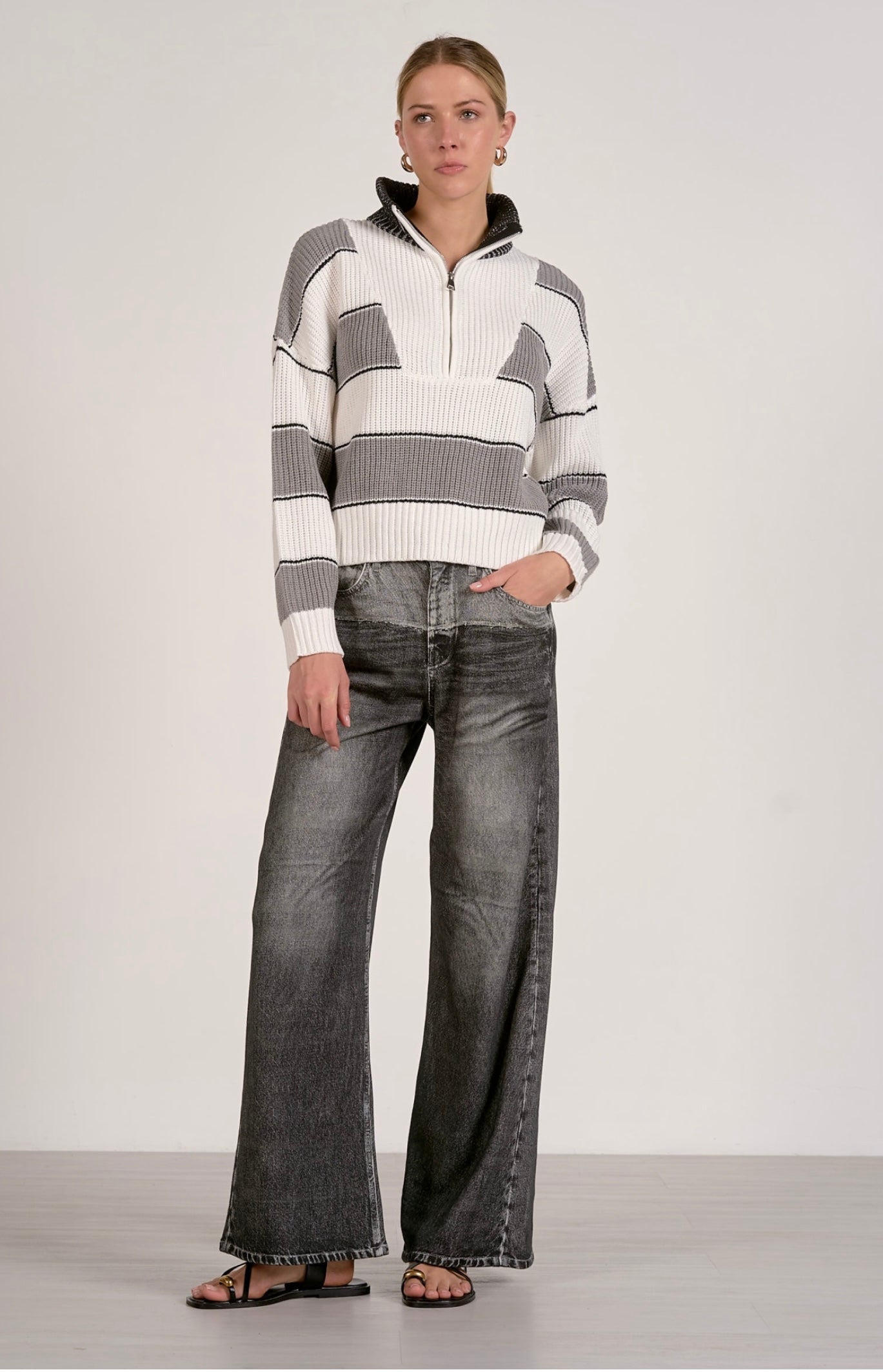 SWEATER HEATHER GREY