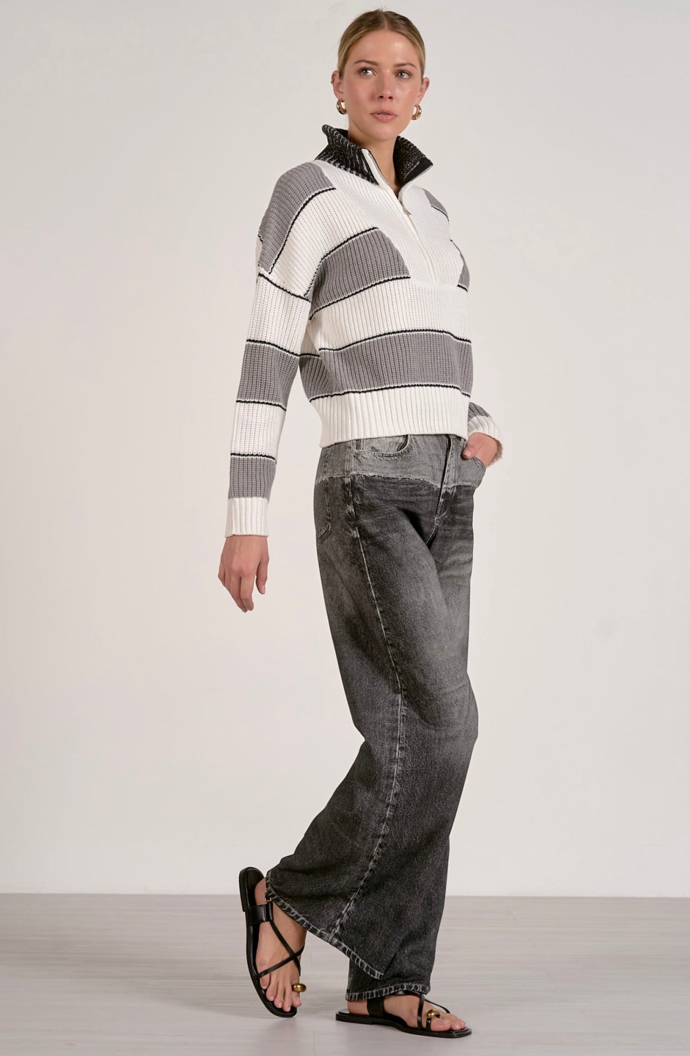 SWEATER HEATHER GREY