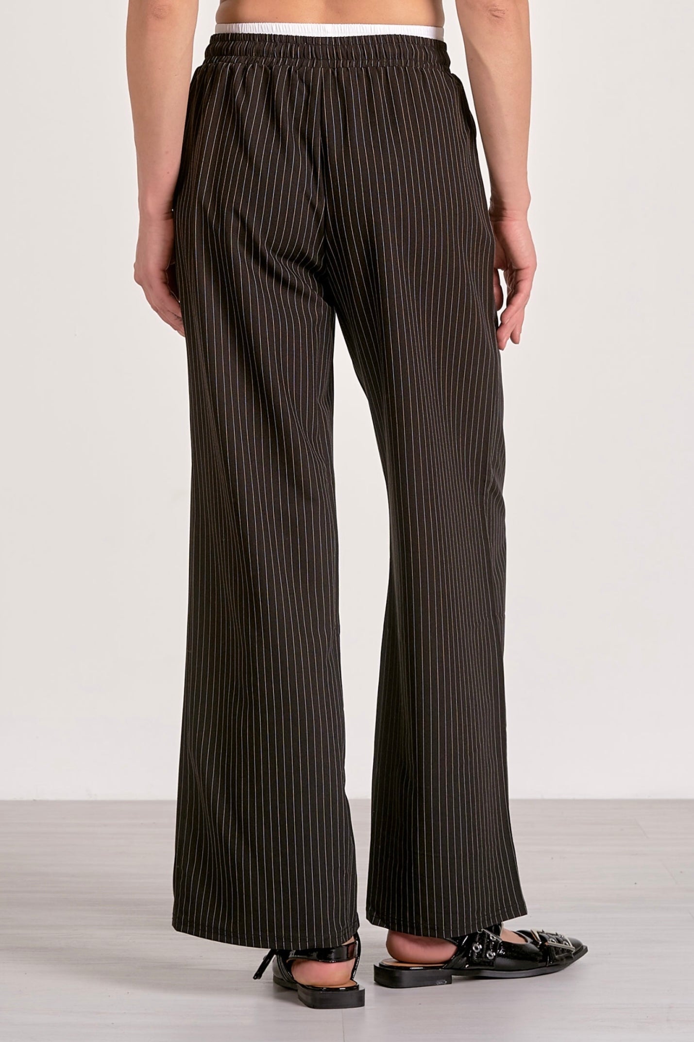 BLACK STRIPE PANT