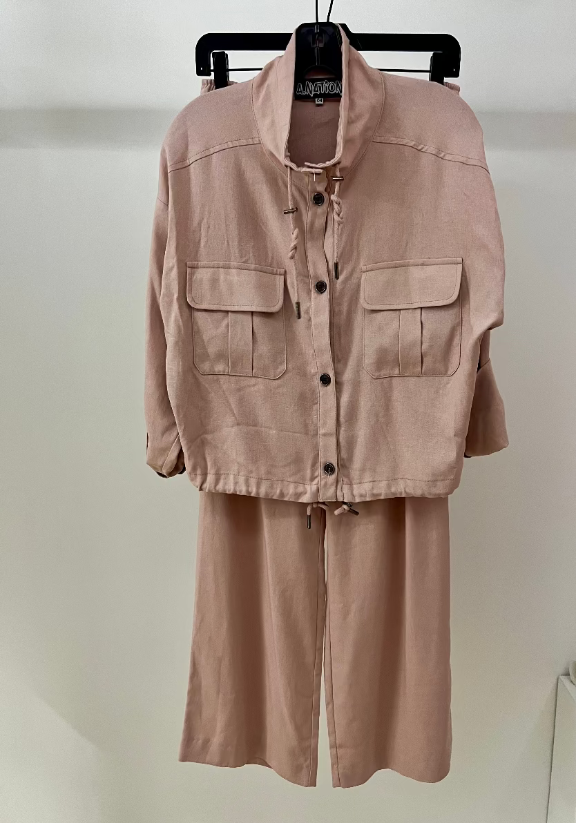 LINEN ROSE SET