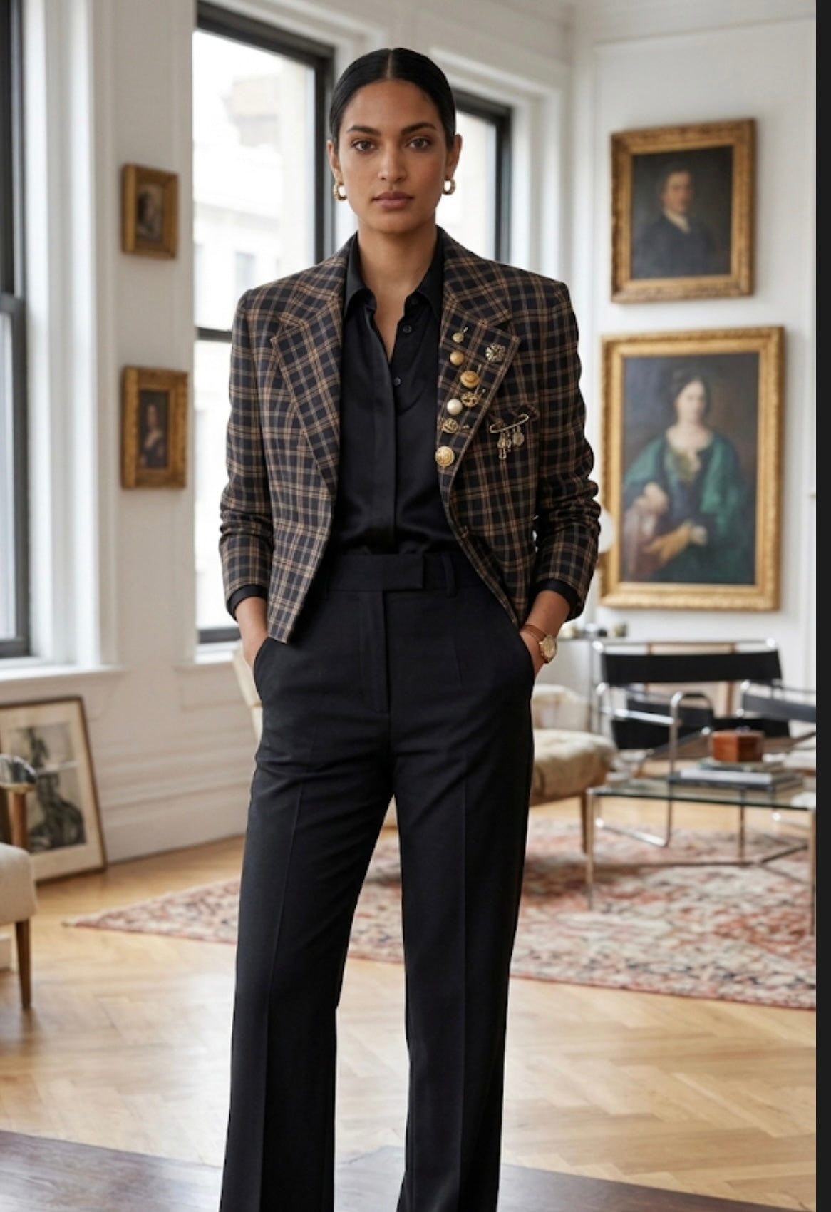 Paris Cropped Suit