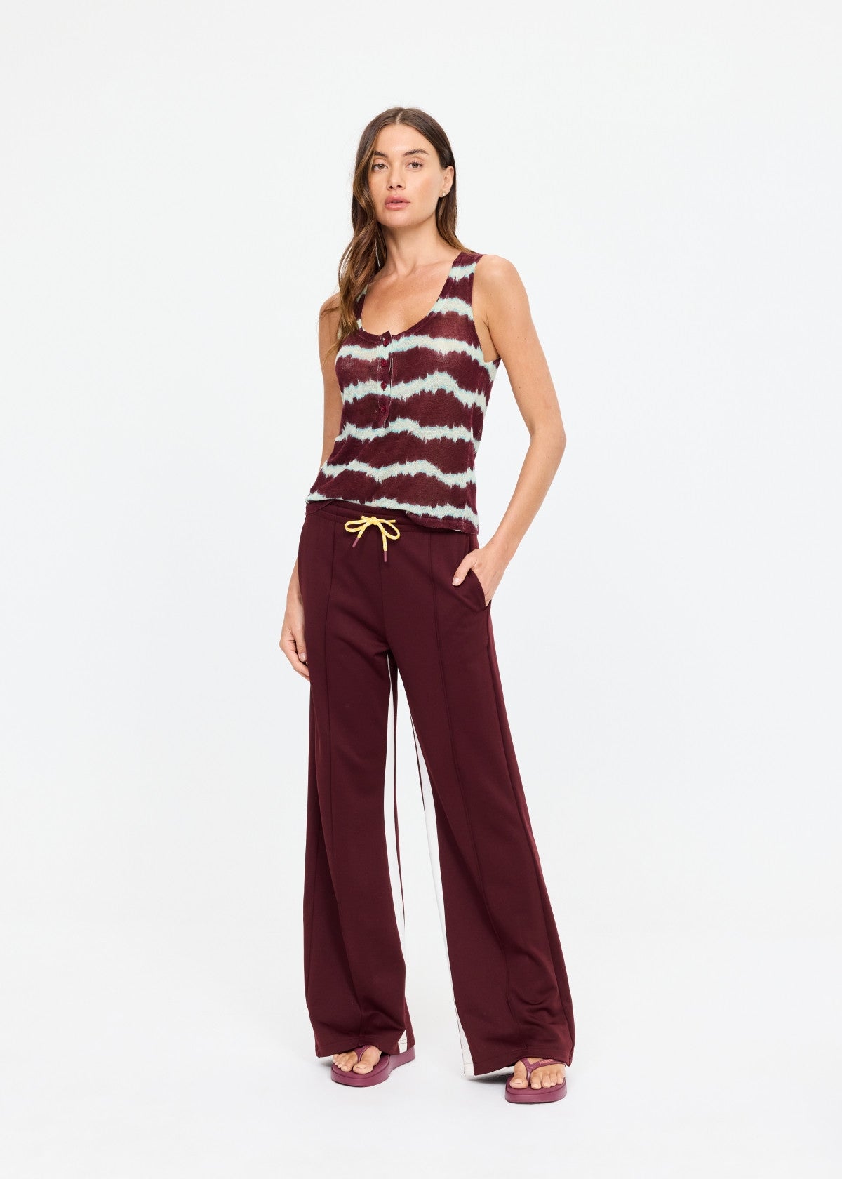 Marnie Panelled Wide Leg Pant