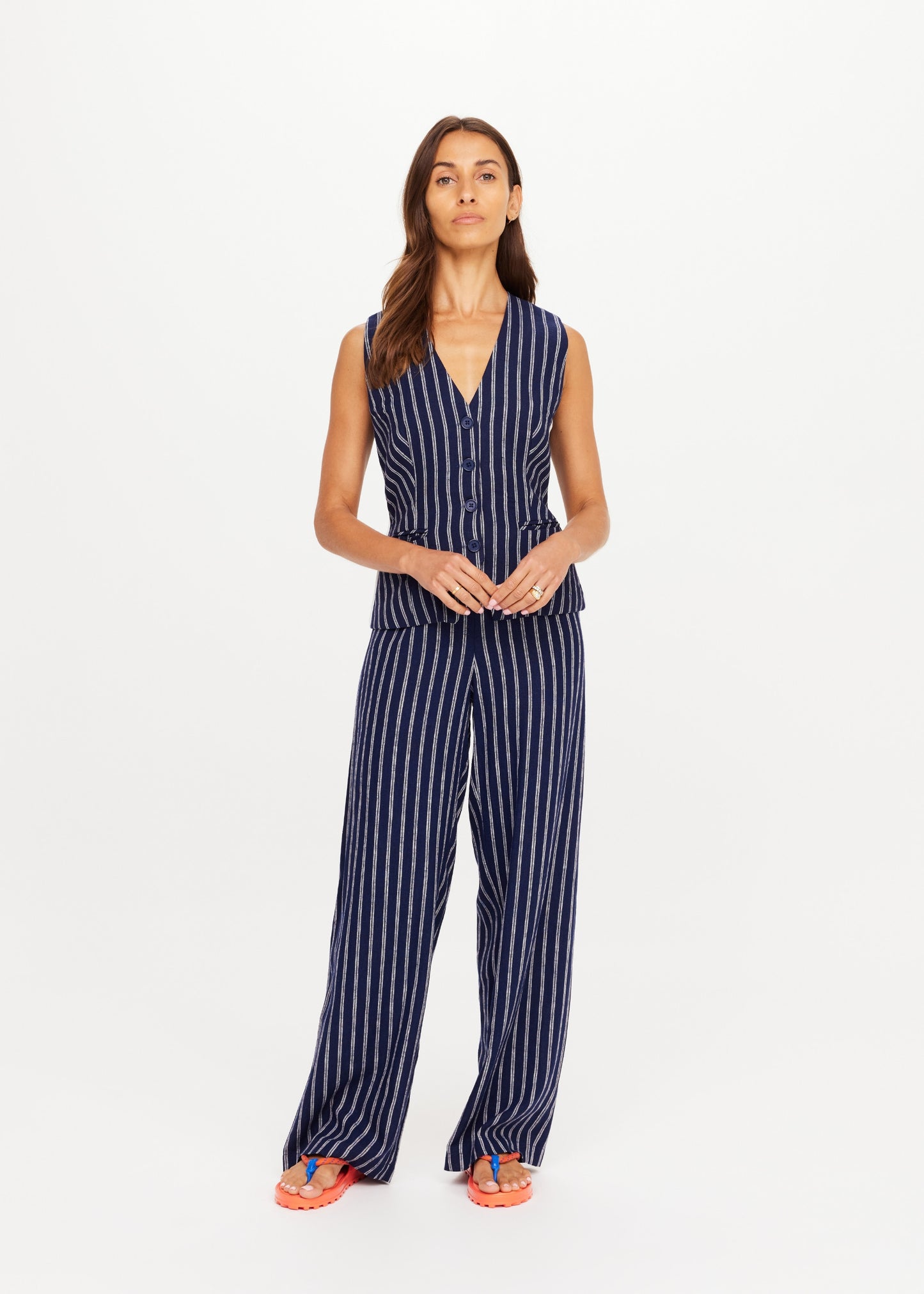 Belize Jackie V Neck Waistcoat