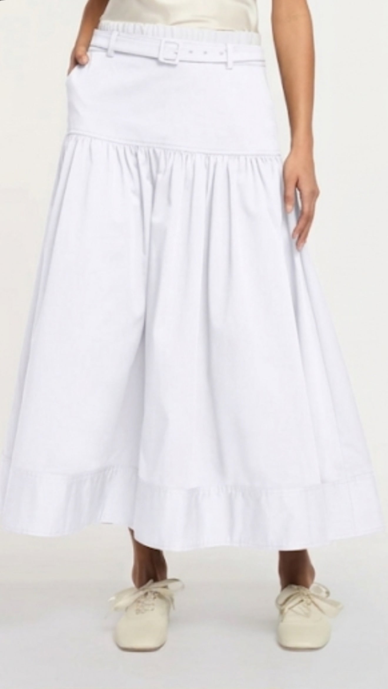 Peri Skirt White
