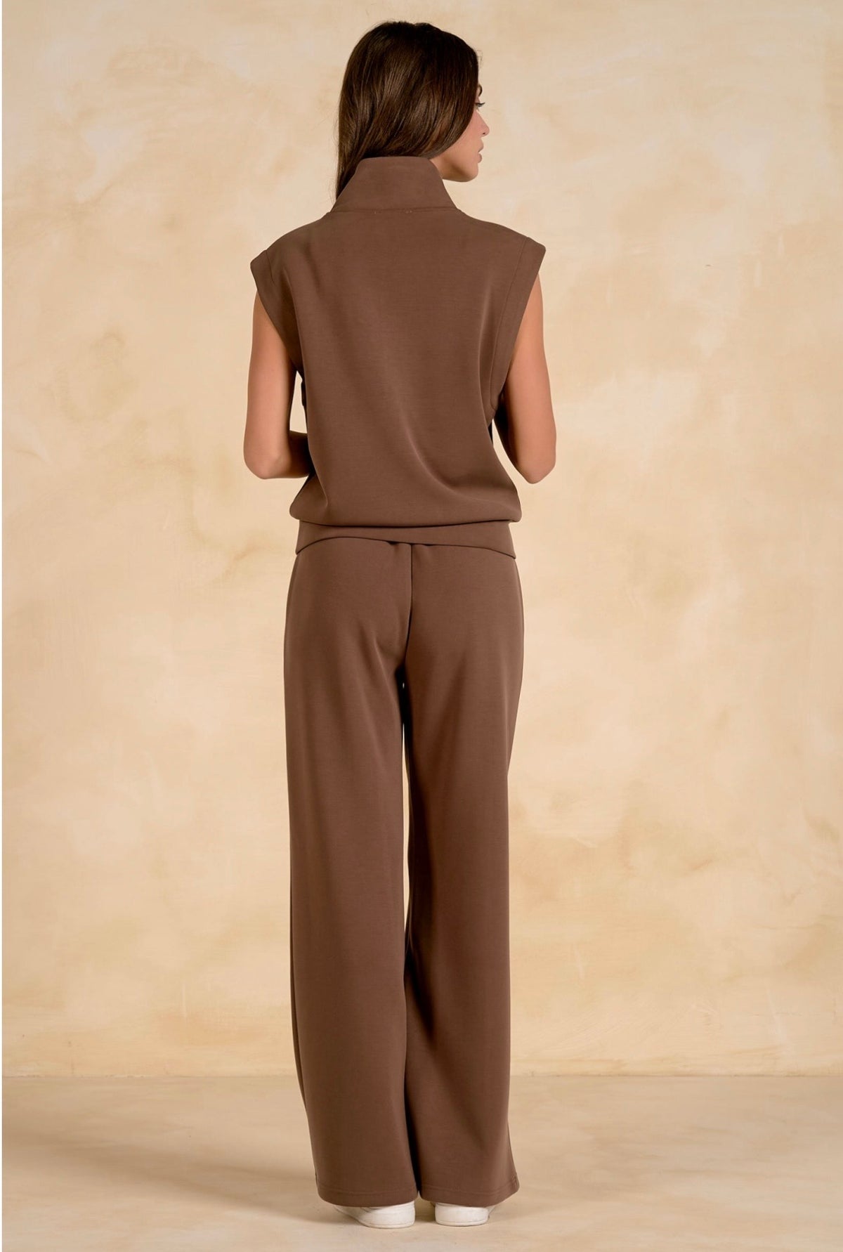 Top Slvless Brown