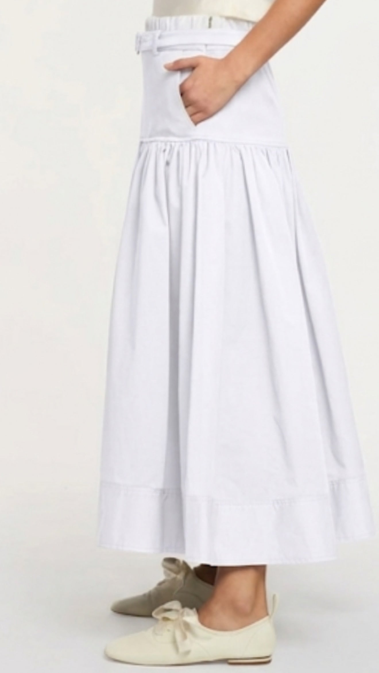 Peri Skirt White