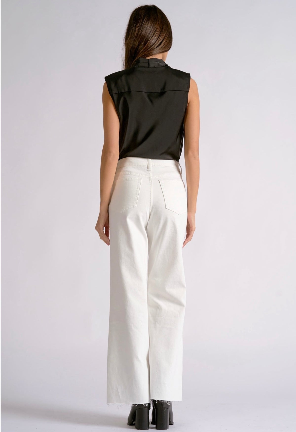 Studs White Jeans