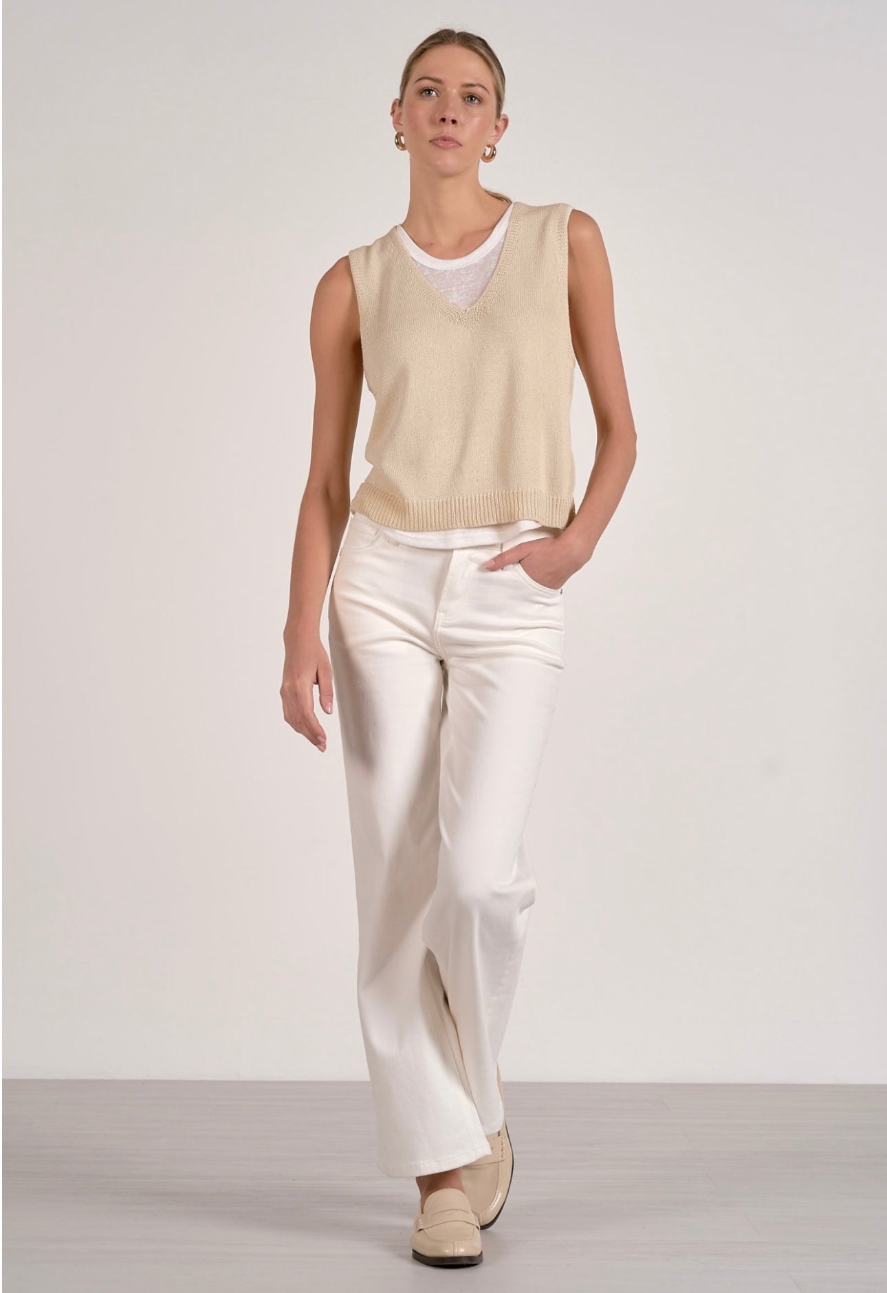 Sweater Slvlss Layer Tee