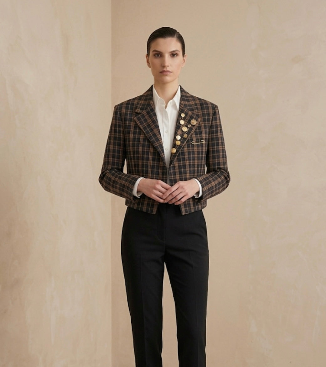 Paris Cropped Suit