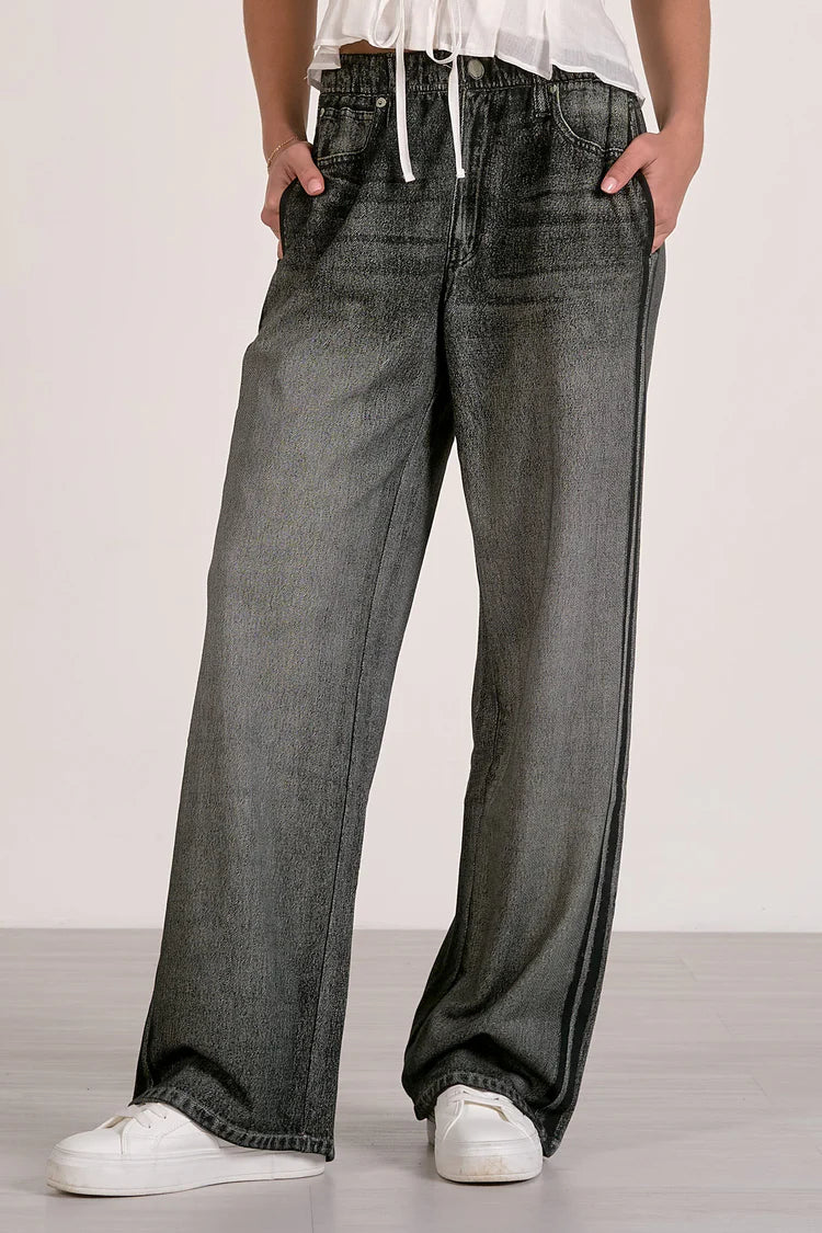 Jojo Denim Track Sweatpants