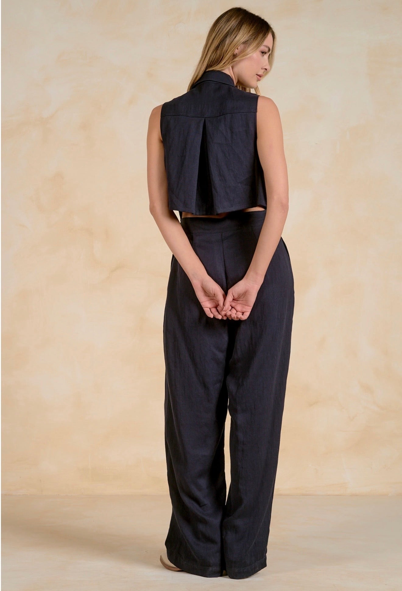Jumpsuit Slvless Button