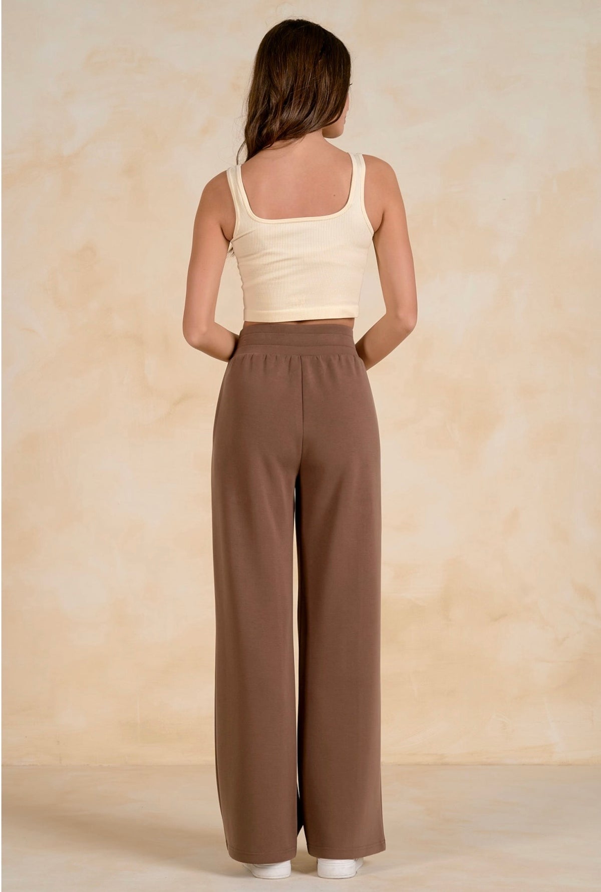 Pant Elastic Brown