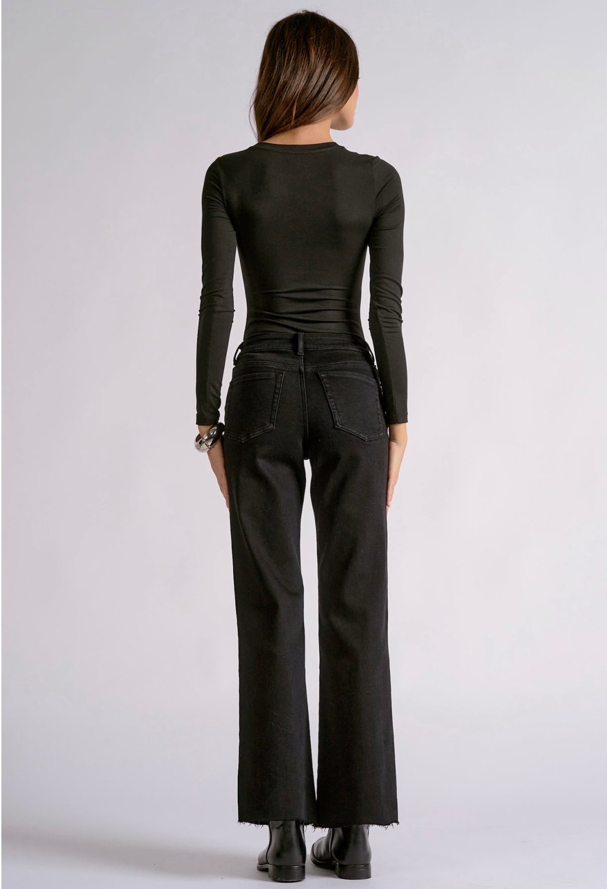 Studs Black Jeans