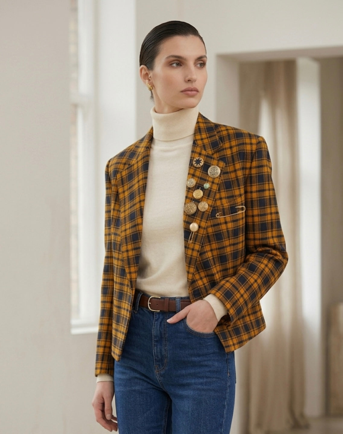 New York Cropped Suit