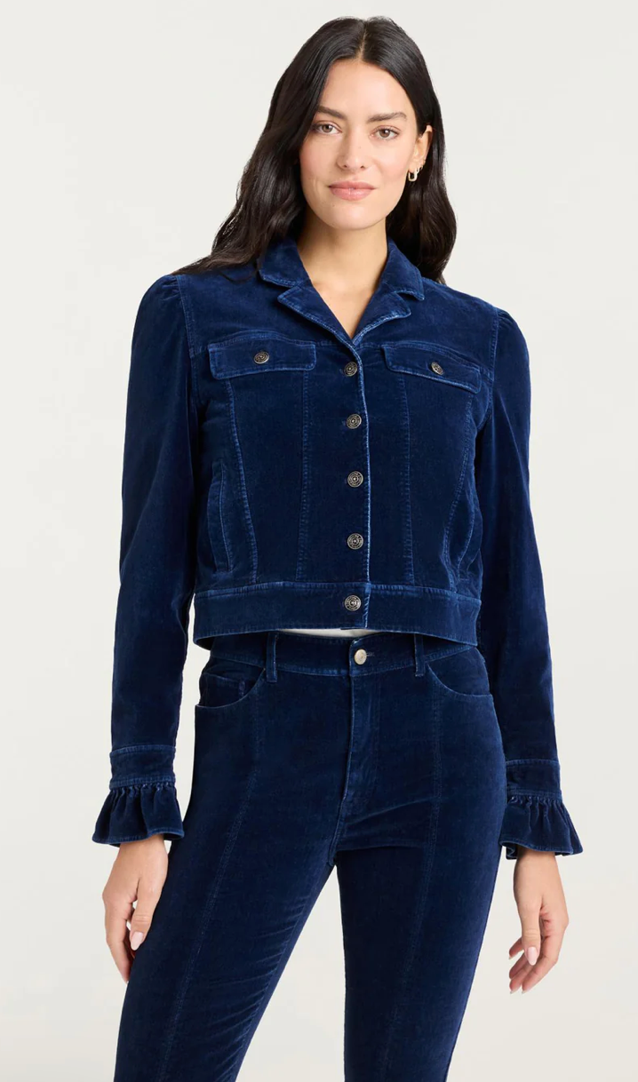 VELVET DENIM DERYN JACKET