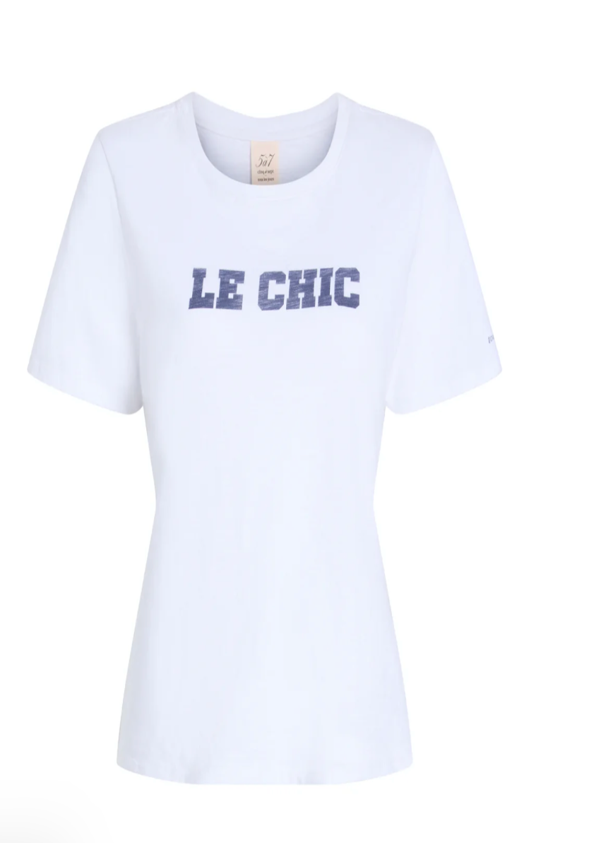 LE CHIC SHRUNKEN TEE