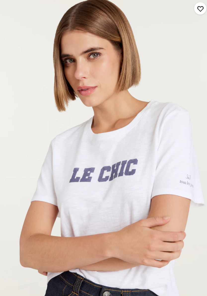 LE CHIC SHRUNKEN TEE