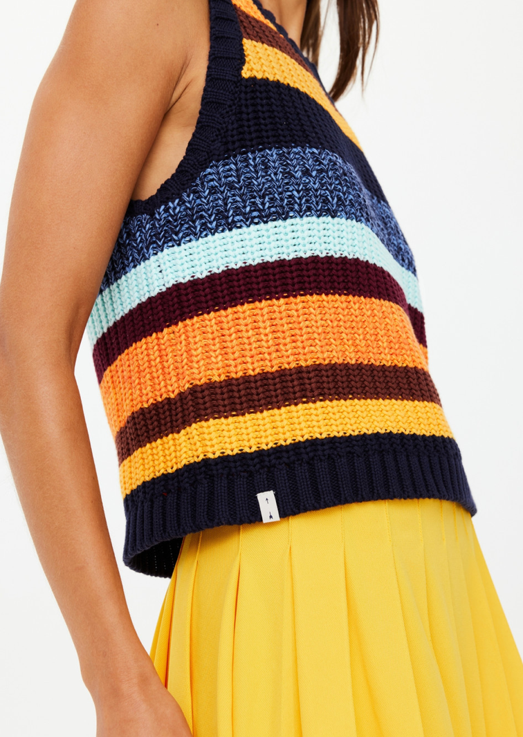 NELSON KNIT CROP VEST