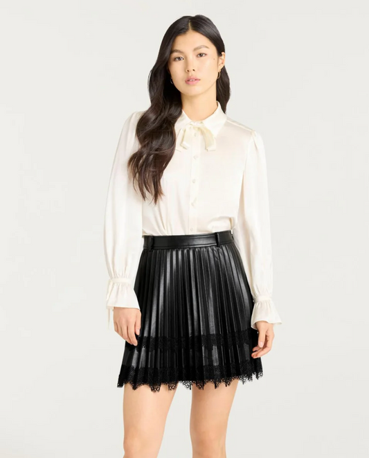 VEGAN LEATHER LANEY SKIRT
