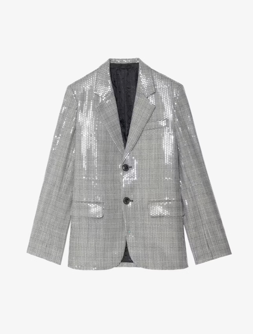 VANILLE SEQUIN BLAZER