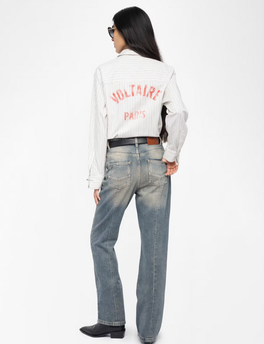 MORNING SHIRT WHITE COTTON