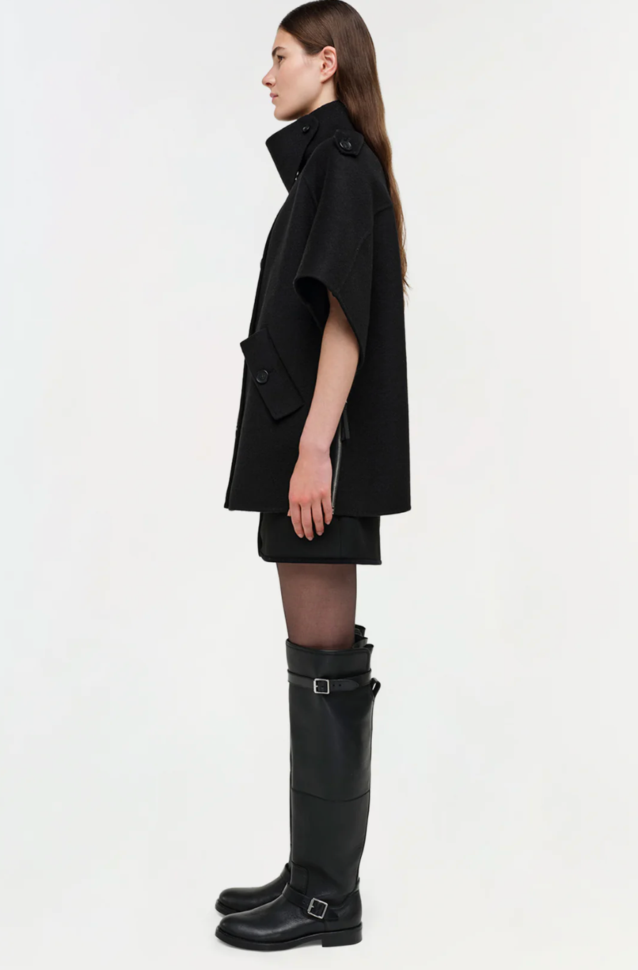 JONES WOOL CAPE JACKET