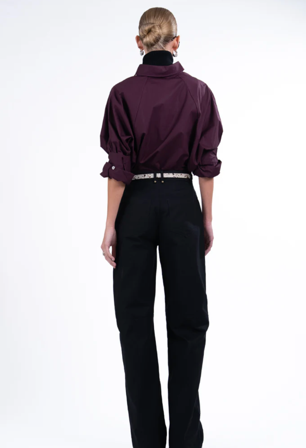 BECK POPLIN SHIRT - PLUM
