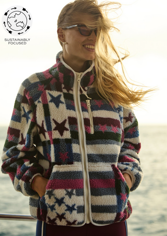 HARLOW FLEECE ZIP THROUGH