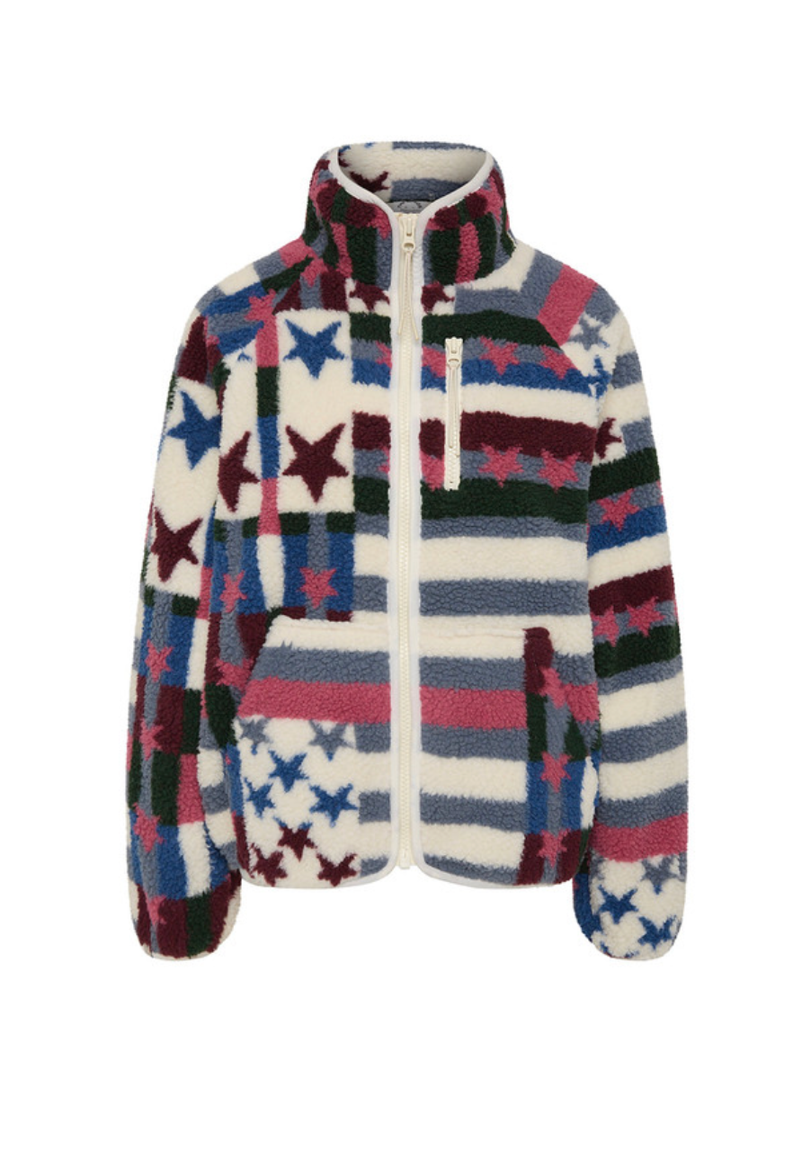 HARLOW FLEECE ZIP THROUGH