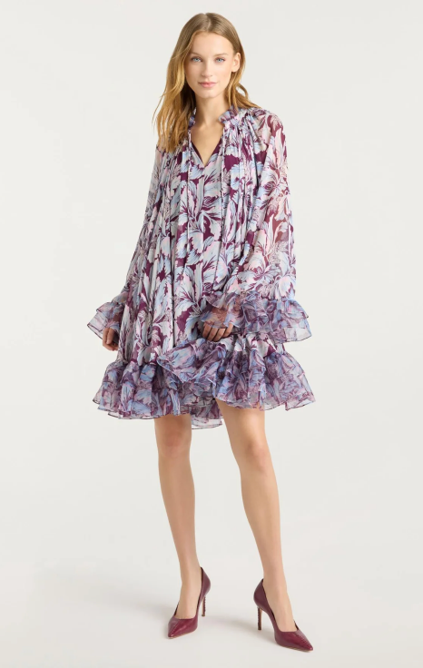 MULTI TULIP CLAIRETTE DRESS