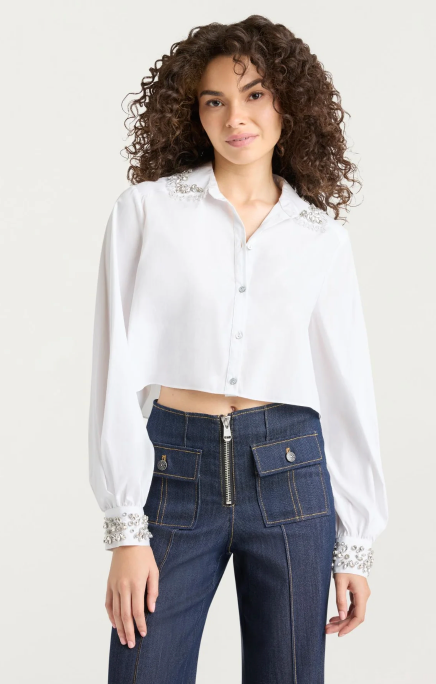 LAYERED GEMSTONE SELINA TOP