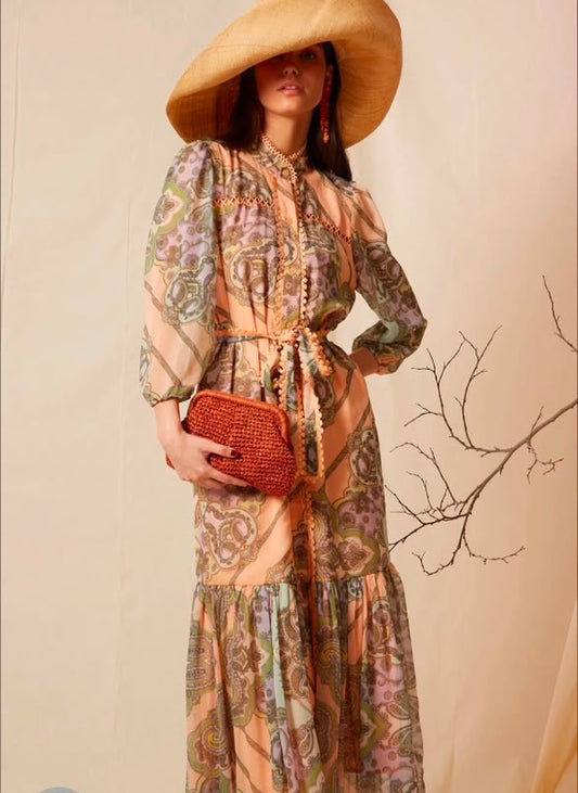 Vestido Aladina Salmón