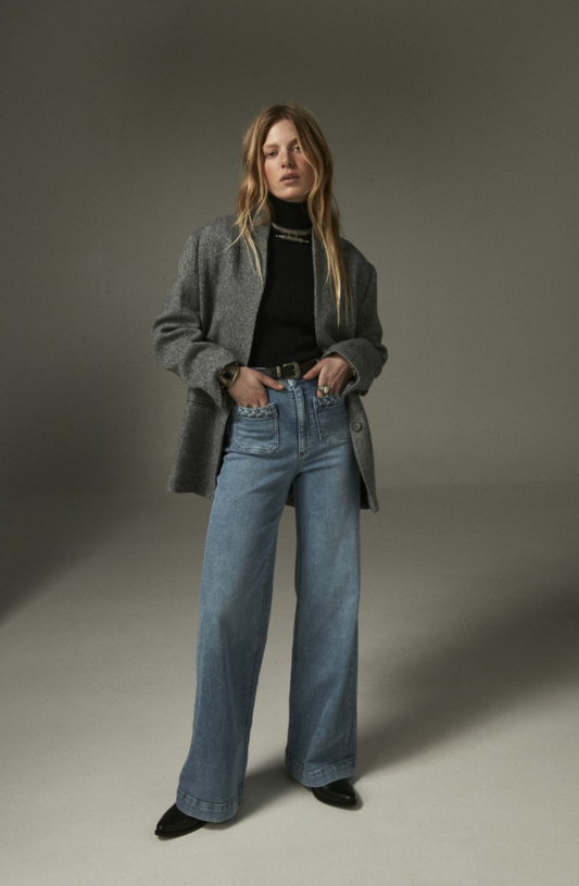 GIULETTA PANT - LIGHT BLUE DENIM