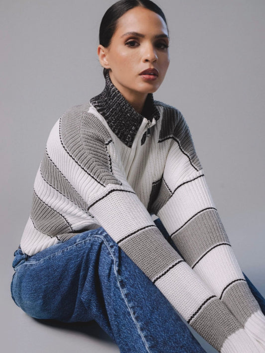 SWEATER HEATHER GREY