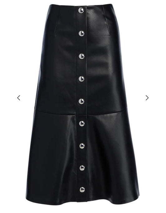 ELIN VEGAN LEATHER SKIRT