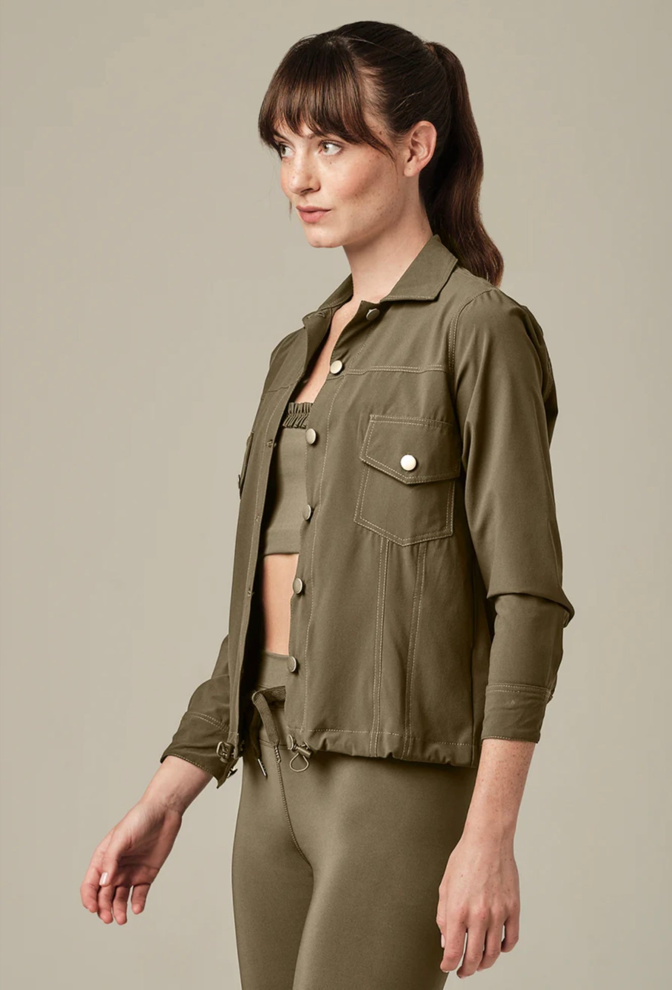 CITY SCAPE KALE JACKET
