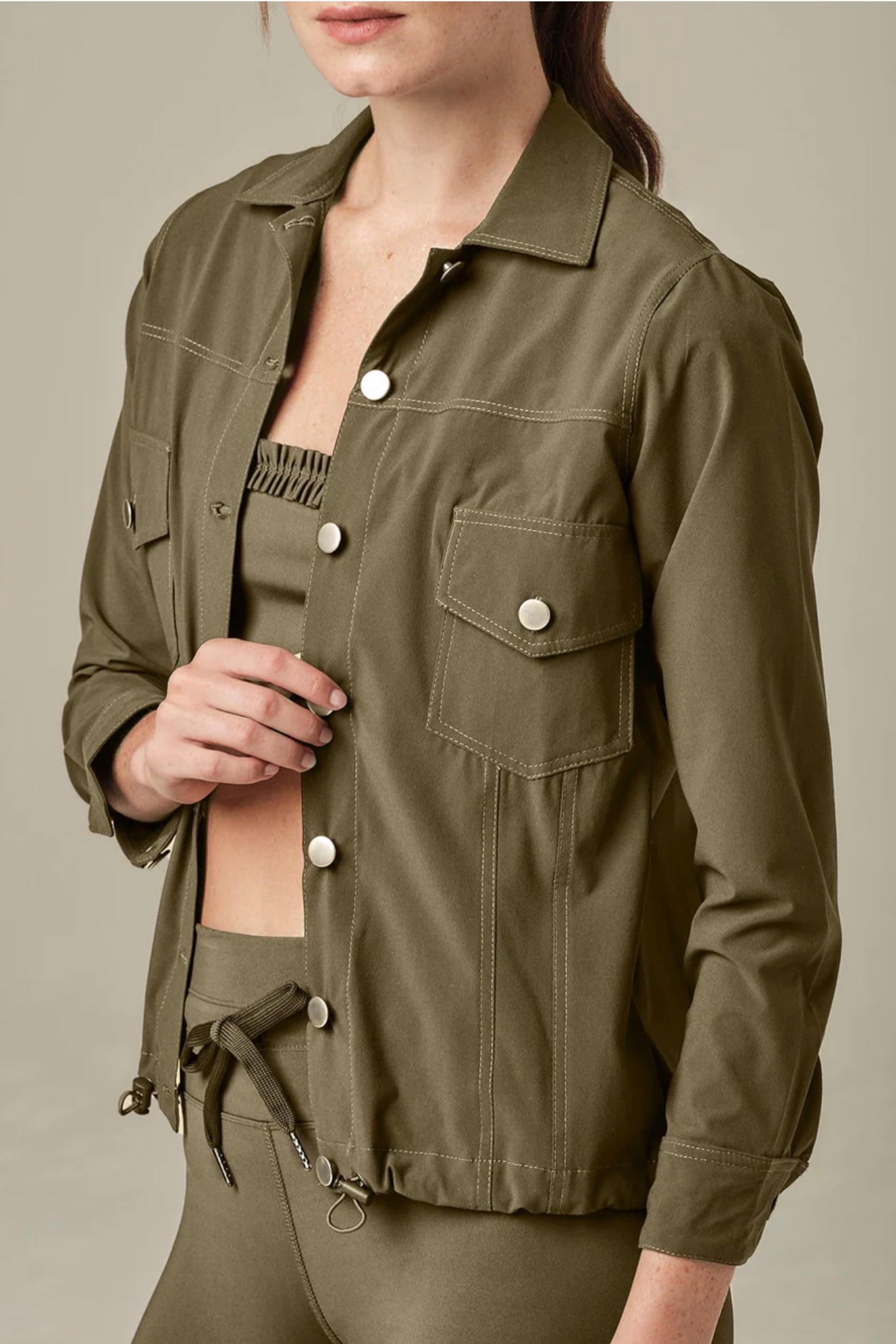 CITY SCAPE KALE JACKET